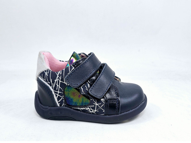 Kožna dečija cipela sa anatomskim uloškom M2025/1, teget Kožna dečija cipela sa anatomskim uloškom M2025/1, teget