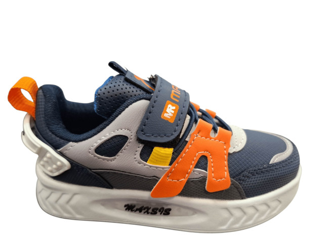 Udobna svetleća dečija patika M501/615 laci-fume