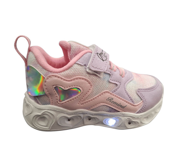 Udobna svetleća dečija patika M525/2160 lila-pembe 