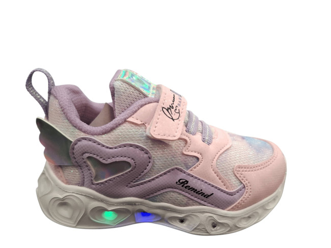 Udobna svetleća dečija patika M525/2160 pembe-lila