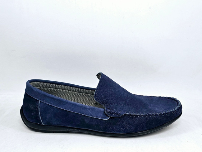 Kožna mokasina MTR-102/4, teget