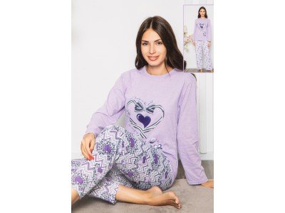 Ženska pidžama ljubičasta - Model s 11