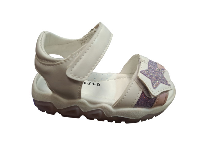 Udobna dečija sandala MW-F2 white  Udobna dečija sandala MW-F2 white