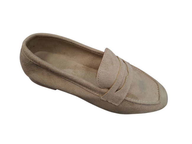 Udobna ženska baletanka MLS-302 bey suet Udobna ženska baletanka MLS-302 bey suet