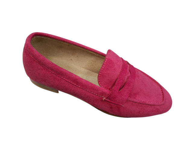 Udobna ženska baletanka MLS-302 fusya suet Udobna ženska baletanka MLS-302 fusya suet