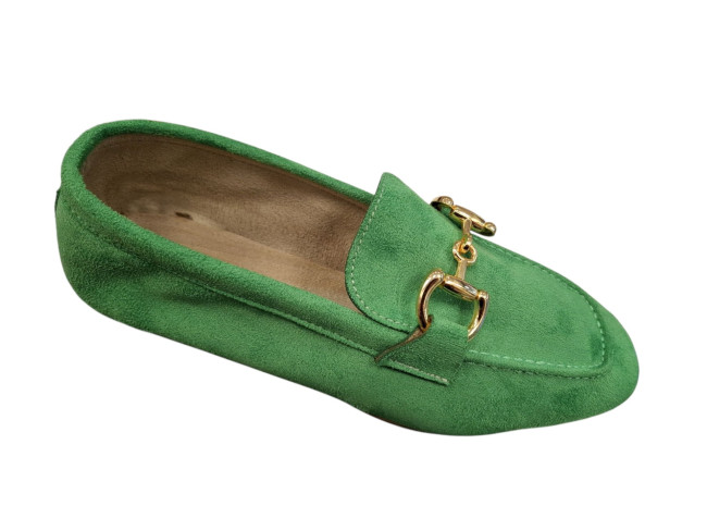 Udobna ženska baletanka MLS-303 yesil suet Udobna ženska baletanka MLS-303 yesil suet