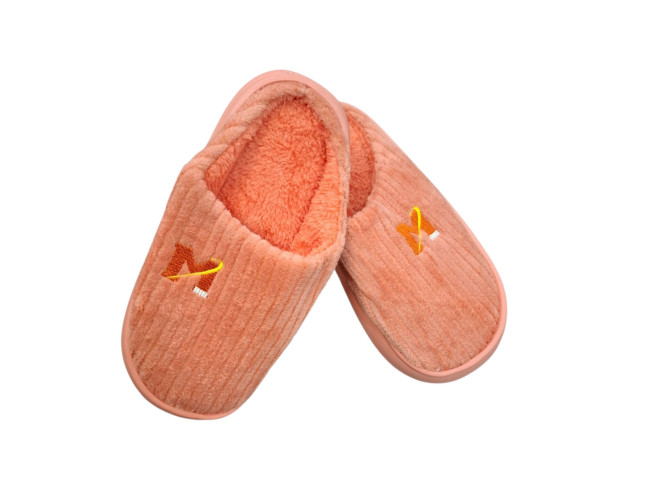Udobna ženska kućna papuča, manji kalup T-17/768 narandžasta