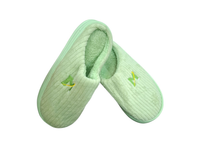 Udobna ženska kućna papuča, manji kalup T-17/768 zelena