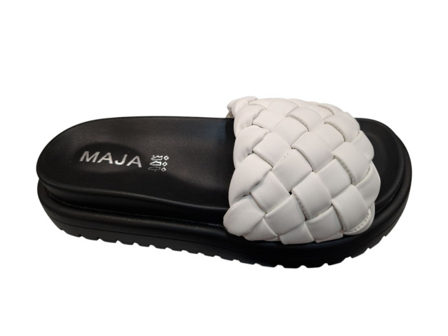 Udobna ženska papuča MMRW 2 white