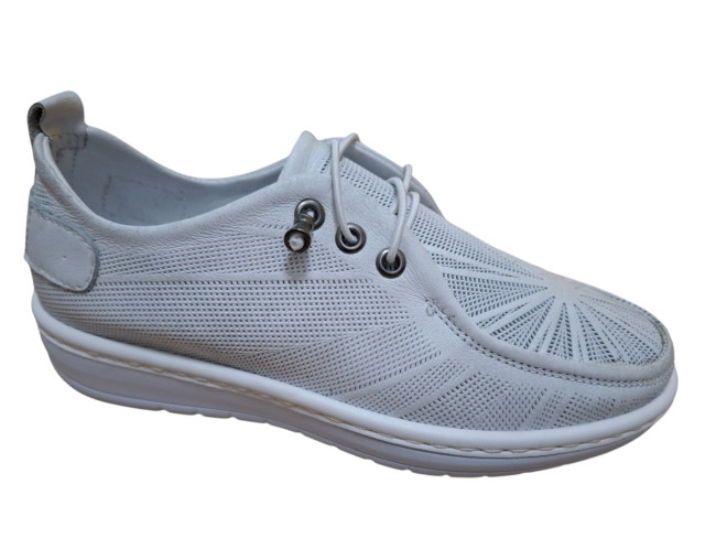  Moderna udobna ženska kožna cipela M20BK beyaz