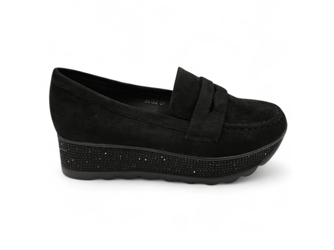 Udobna ženska cipela MJM198 black suede