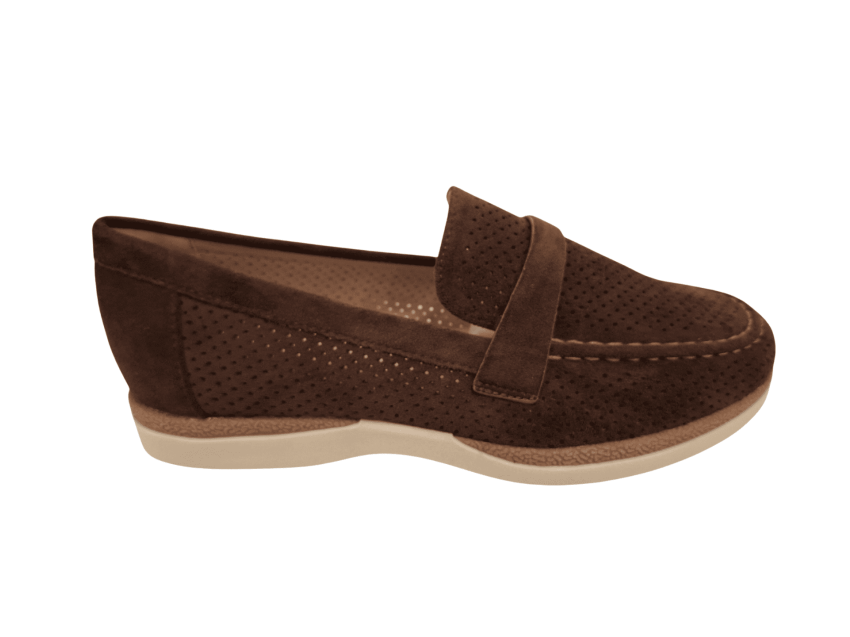 Udobna ženska espadrila M25272-37 coffee