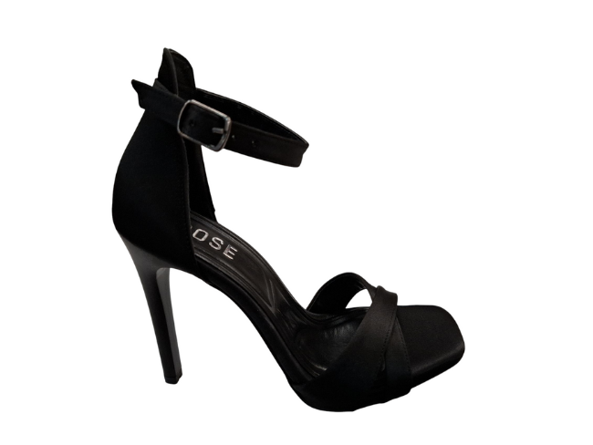 Ženska sandala MC252 siyah saten